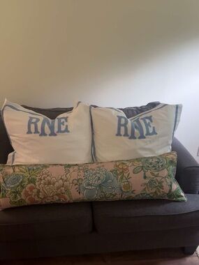 Thibaut Floral Lumbar Pillow